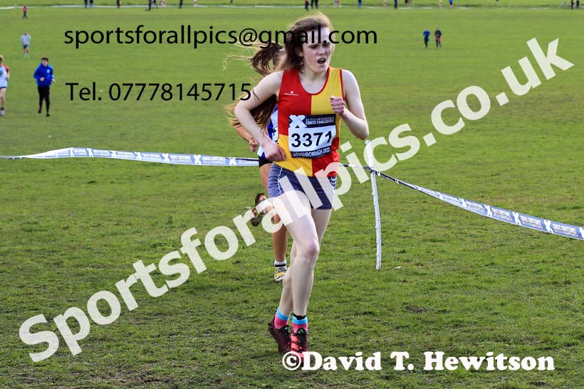 Womens Under-20s 2022 CAU Inter Counties Cross Country, Prestwold Hall, Loughborough.  Photo: David T. Hewitson/Sports for All Pics